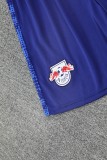 2025-26 Mens RB Leipzig blue vest short training suit