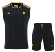 2025-26 Manchester United black vest Training Short Suit