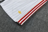 2025-26 Roma White vest Training Short Suit