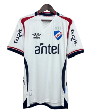 2025-26 Mens Club Nacional home white soccer jersey