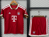 2026-27 Kids  Bayern Munich home red soccer  jersey