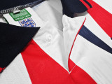 1992 Mens England home white Retro Soccer Jersey