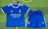 2025-26 Kids Real Madrid  Third away soccer Jersey