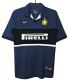 1998-99 Inter Milan Retro  away dark blue soccer Jersey