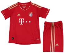 2012-13 Kids  Bayern Munich retro home red soccer  jersey