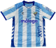 2024-25 Mens Malaga home blue and white soccer jersey