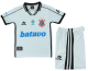 1999-00 Kids Corinthians home retro white Soccer Jersey