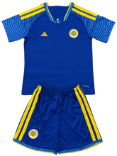 2026-27 Kids  Curacao（curaçao） home blue Soccer Jersey