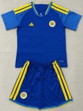 2026-27 Kids  Curacao（curaçao） home blue Soccer Jersey