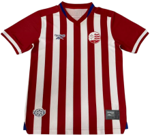 2025-26 Mens Clube Nautico home  red soccer jersey