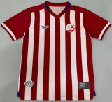 2025-26 Mens Clube Nautico home  red soccer jersey
