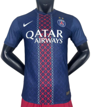 2025-26Mens PSG  Home Player  Soccer Jersey（Have One Stars⭐⭐)