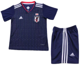 2018 Kids Japan Home  Retro Soccer Jersey