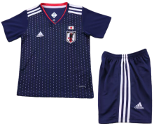 2018 Kids Japan Home  Retro Soccer Jersey