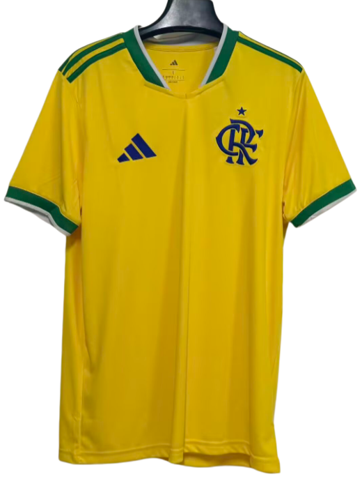 2026-27  Mens Flamengo Special Edition yellow  soccer Jersey
