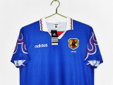 1996-97 Mens  Retro Japan home blue soccer Jersey