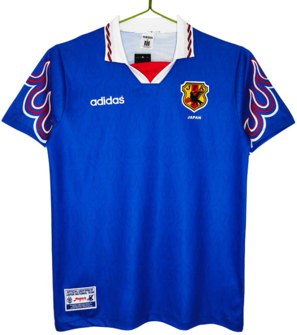 1996-97 Mens  Retro Japan home blue soccer Jersey