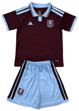 2026-27 Kids  Aston Villa home soccer Jersey