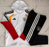 2026-27 Mens Germany white Hoodie Jacket Tracksuit F647#