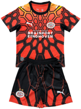2026-27 Kids PSV Eindhoven goalkeeper orange soccer jersey