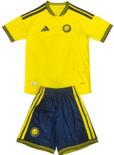 2026-27 Kids  Al-Nassr home yellow soccer jersey
