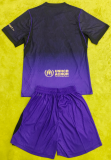 2026-27 Kids Barcelona  away Purple soccer jersey
