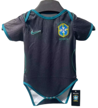 2026-27 Brazil Baby black Infant Crawl Suit