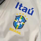 2026-27 Brazil off white hatless Windbreaker （无帽）