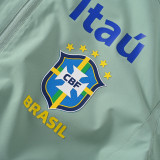 2026-27 Brazil light blue hatless Windbreaker （无帽）
