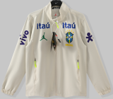 2026-27 Brazil off white hatless Windbreaker （无帽）