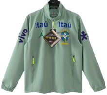 2026-27 Brazil light blue hatless Windbreaker （无帽）