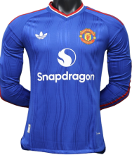 2026-27 Manchester United away Long Sleeve Player Version Soccer Jersey