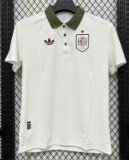 2026-27 Spain white Casual Edition Polo Fans Soccer Jersey