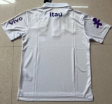 2025-26 Mens Brazil White  Polo soccer jersey