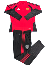 2026-27 Mens Manchester United  red Half-pull Training suit