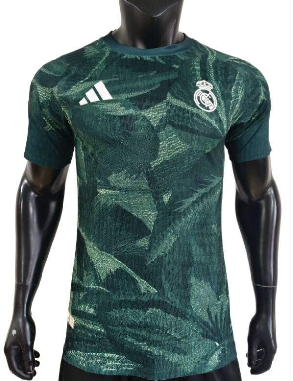 2026-27 Real Madrid green Player Version training suit