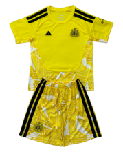 2026-27 Kids Newcastle goalkeeper yellow soccer jersey