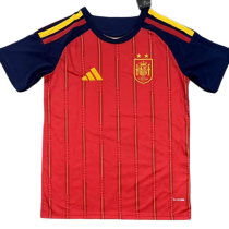 2026-27 Mens Spain home red soccer  Jersey  (Have two star ⭐⭐）