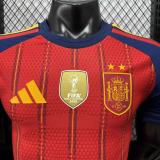 2026-27 Mens Spain home Player version soccer Jersey (Have two star ⭐⭐）
