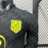 2026-27 Atletico Madrid away Player Version Long sleeve Soccer Jersey