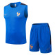 2026-27 Mens France Blue vest Player version Short training suit