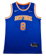 2026 KNICKS #8 Blue Top Quality Hot Pressing NBA Jersey
