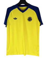2026-27 Colombia Pre-match yellow Fans Soccer Jersey