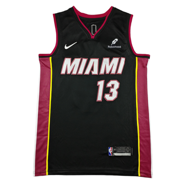 2025 HEAT ADEBAYO #13 Black Top Quality Hot Pressing NBA Jersey (V领）