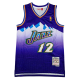 2025 JAZZ STOCKTON #12 Logoman Purple Top Quality Hot Pressing NBA Jersey
