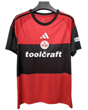 2026-27 Mens FC Nurnberg third away Red soccer jersey