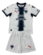 2026-27 Kids Monterrey away white soccer Jersey