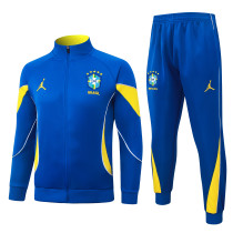 2026-27 Brazil Blue Long-Pull Training Suit  A26071#
