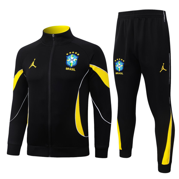 2026-27 Brazil Black Long-Pull Training Suit  A26067#