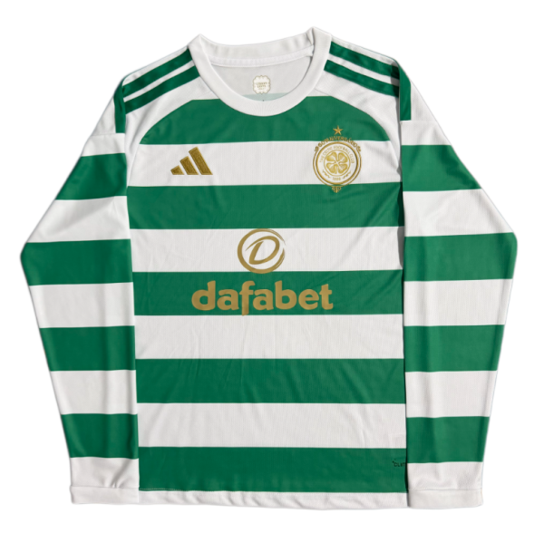2026-27 Mens Celtic Home Long Sleeve Soccer Jersey
